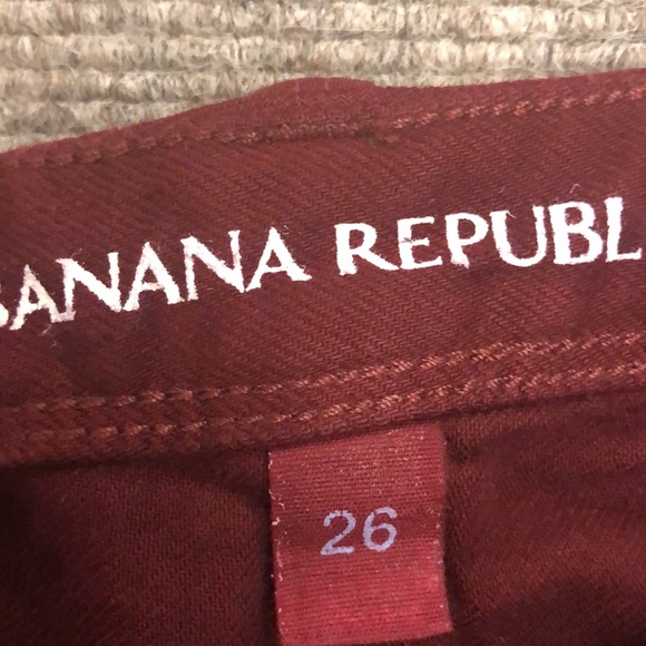 Banana Republic Coated Rust /Brownish jeans - Picture 3 of 5
